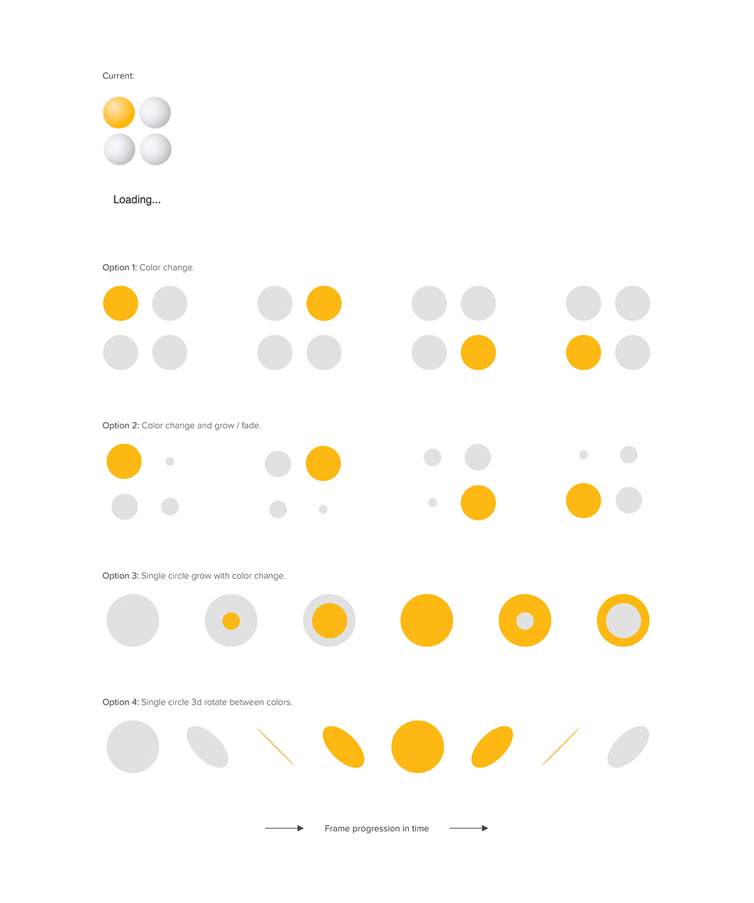 Page Loader Mockup Explorations