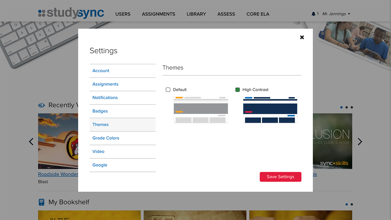 StudySync Themes