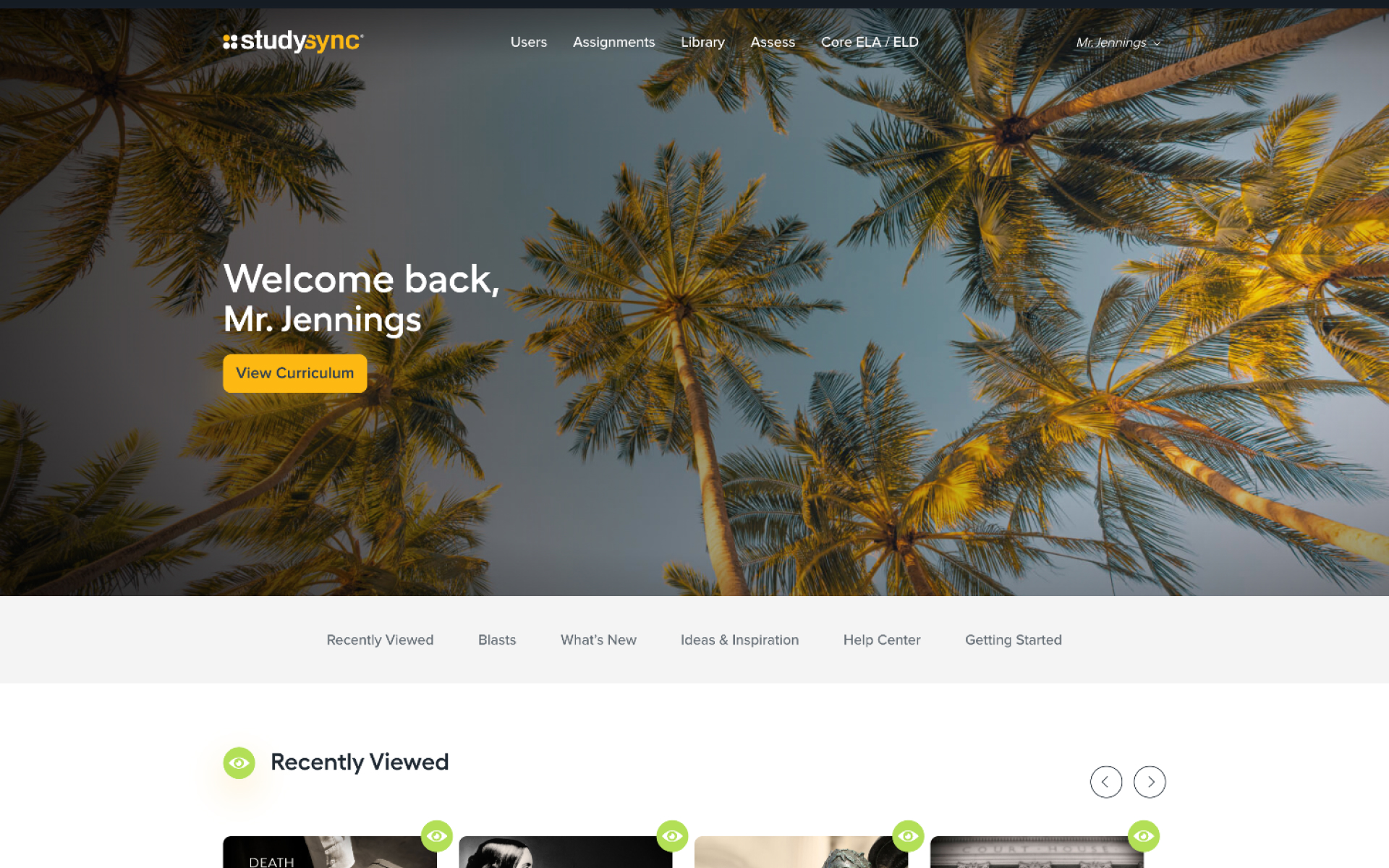 Teacher Homepage